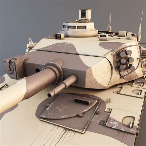 Amx 40 French Main Battle Tank 3d 3ds