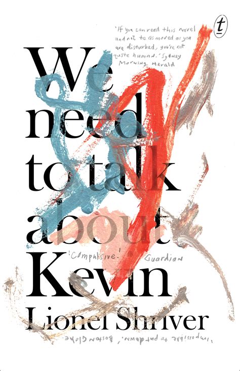 Text Publishing — We Need To Talk About Kevin Book By Lionel Shriver