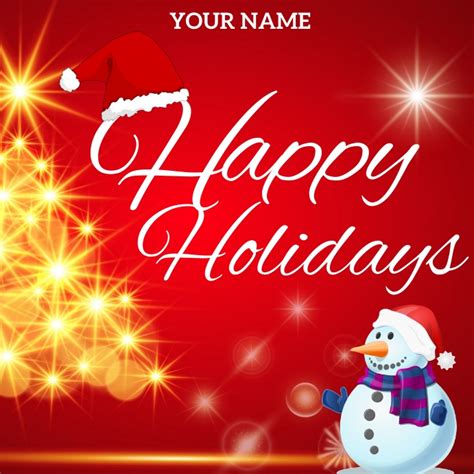 Mar 26, 2021 · happy holidays from our house to yours. Happy Holidays Card Template | PosterMyWall