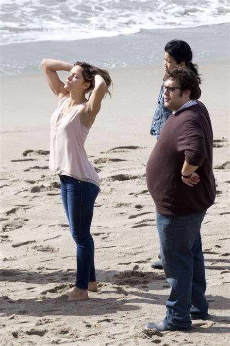 Katharine Mcphee On The Set Of Scorpion At A Beach In Malibu Hawtcelebs