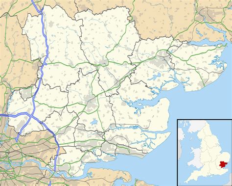 Essex On Map Of England Secretmuseum