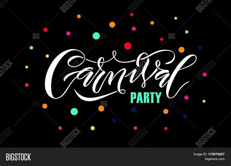 Hand Drawn Carnival Vector And Photo Free Trial Bigstock