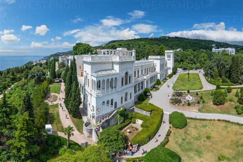 Aerial View Of The Livadia Palace Crimea Ukraine Stock Photo
