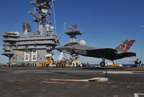 Video Us Navy Version Of F 35 Lands On Carrier For First Time Usni