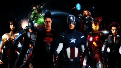 Cool Justice League Vs The Avengers Desktop Wallpapers Wallpaper Cave