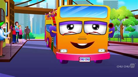 Wheels On The Bus New York City Popular Nursery Rhyme By Chuchu Tv Video Dailymotion