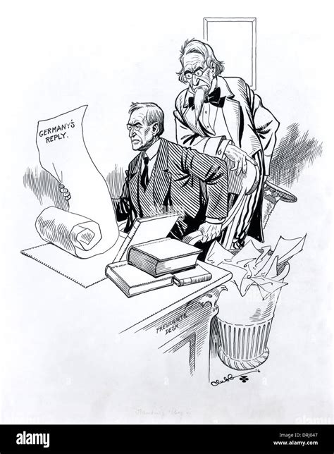 Woodrow Wilson Cartoon Hi Res Stock Photography And Images Alamy