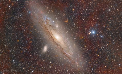Andromeda Galaxy with Ha Clouds - Dennis Sprinkle - Stellarvue