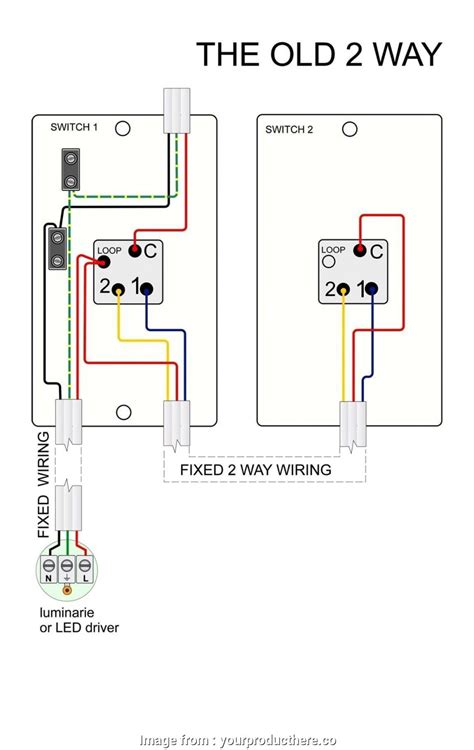 2 Way Light Switch Wiring Diagram Cadicians Blog