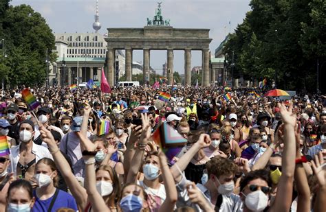 Tens Of Thousands March For LGBTQ Rights At Berlin Parade AP News