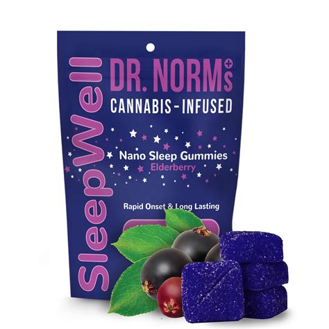 Sleep Well - Elderberry (100mg THC/50mg CBN) | Dr. Norm's | Nano Sleep