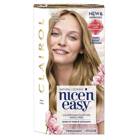 5 Pack Clairol Nice N Easy Hair Color Medium Ash Blonde 8a 1 Ct Each Ebay