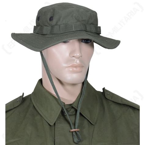 Us Olive Green Rip Stop Jungle Boonie Hat Epic Militaria