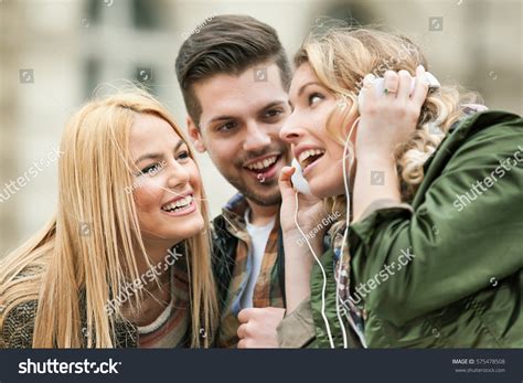 Group Young People Having Fun City Stock Photo 575478508 Shutterstock