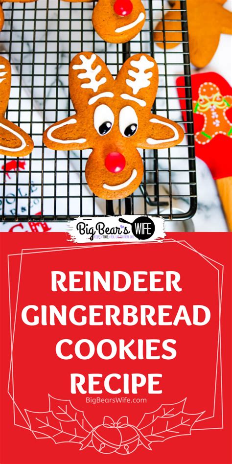 To make these simply make dough of your favorite cookie recipe and cut gingerbread men out of it. Reindeer Gingerbread Cookies : Upside Down Gingerbread Man Reindeer Cookies - Big Bear's Wife ...