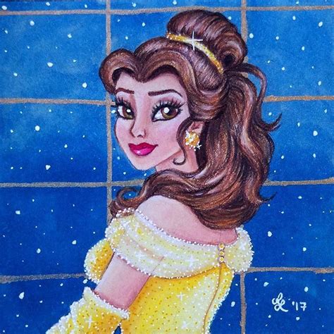 Belle ️ Beautiful Drawing By Rubyroxxieeast Disney Princess Art