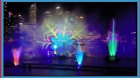 Spectra Light And Water Show Marina Bay Sands Singapore Youtube