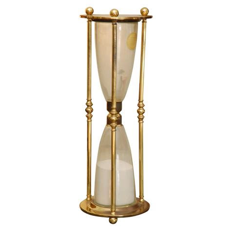 Large Brass Hourglass Clessidre At 1stdibs Large Antique Brass Hourglass Hourglass Brass