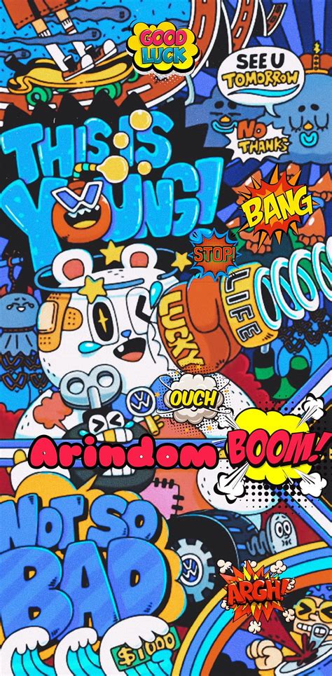 Pop Art Boom Crazy Graffiti Words Hd Phone Wallpaper Peakpx