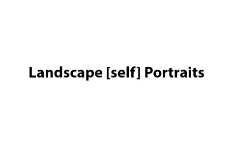 Landscape Self Portraits ‹ Daniel Duart Photographer