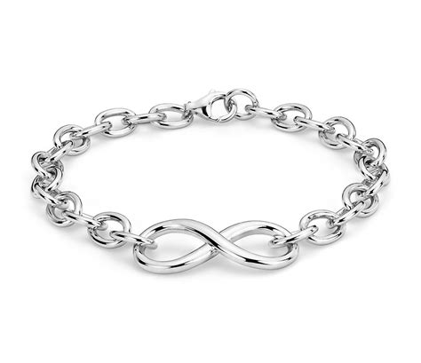 Free delivery and returns on ebay plus items for plus members. Infinity Chain Bracelet in Sterling Silver | Blue Nile