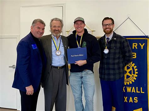 Rockwall Rotary Welcomes new Paul Harris Fellows! | Rotary District 5810