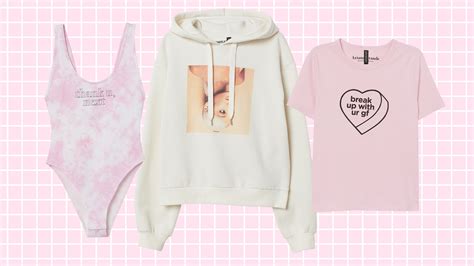ariana grande releases merch collection with handm ahead of her us tour teen vogue