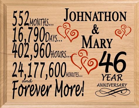 46 Year Anniversary T Personalized Fast 46th Year For Her Him Or