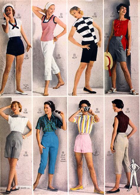 Sears Catalog Highlights Springsummer 1958 Moda Retrô Moda Anos 50