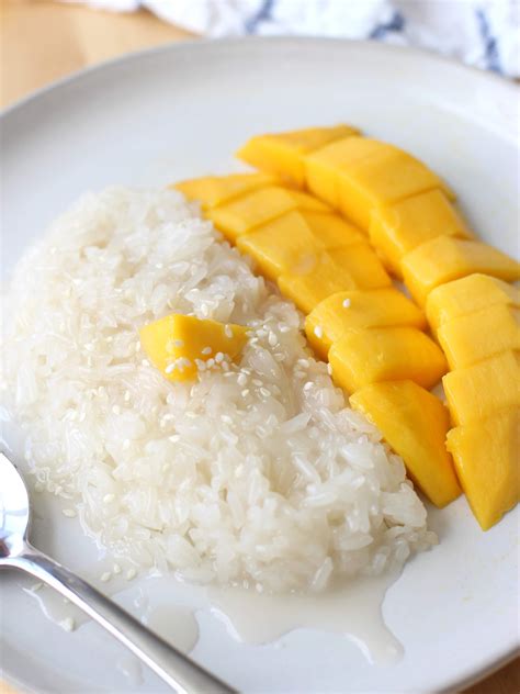 Thai Mango Sticky Rice Recipe Easy Step By Step Edible Garden Hot Sex