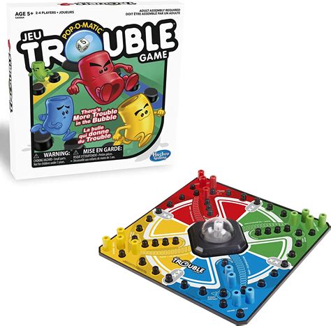 Hasbro Gaming Trouble Board Game Amazonfr Jeux Et Jouets