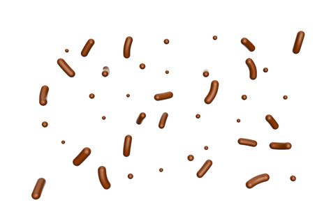 Chocolate Sprinkle Falling 3d Illustration 29227799 PNG