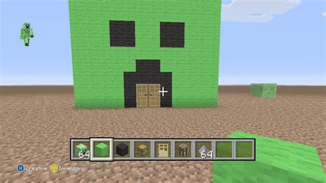 Minecraft How To Build A Creeper House Part 12 Xbox 360 Youtube