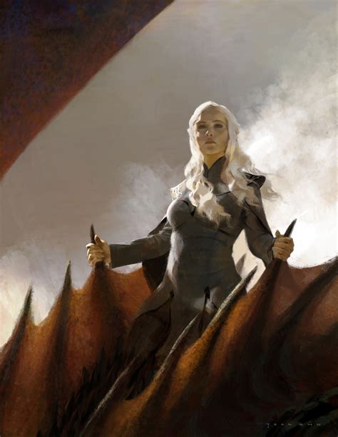 1206801 Daenerys Targaryen Mother Of Dragons Fan Art Artwork Game Of Thrones Dragon Rare