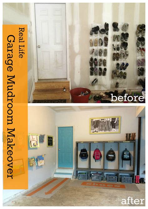If you build your mudroom in your existing garage, you don't have to worry about the new walls standing up to bad weather conditions utilities you need to think about what utilities you want to have in your mudroom. DIY Mudroom Lockers {Garage Mudroom Makeover}