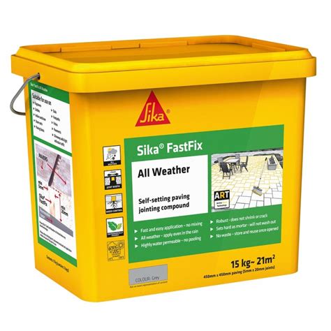 Sika Fastfix All Weather Paving Jointing Pointing Compound Grey Dark