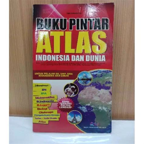 Jual Buku Atlas Indonesia Dunia Atlas Indonesia Dan Dunia Shopee