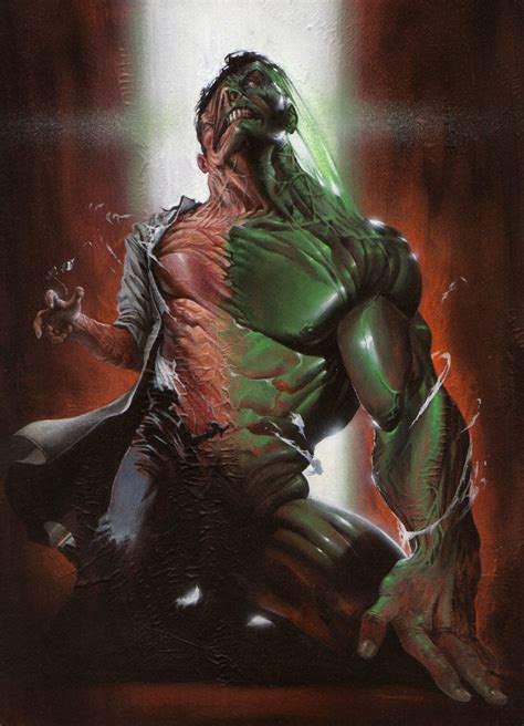 Bruce Banner Transforms Into The Hulk Gabrielle Dellotto Rcomicbooks
