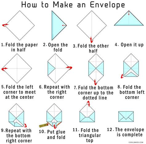 How To Make Envelope Out Of Paper Origami Sample