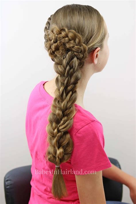 side swept braids and braided flower an edgy but elegant braid hairstyle cool braid hairstyles