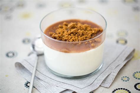 Recette Panna cotta crème de marron et spéculoos