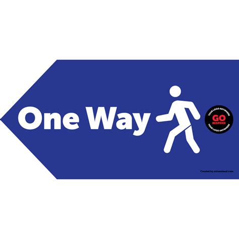 One Way Sign Left Arrow Pk 10 Best Wayfinding
