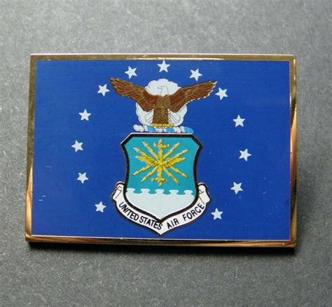 Us Air Force Usaf Large Rectangle Lapel Pin Badge 15 Inches Cordon