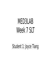 Slt Week Student Pptx Med Lab Week Slt Student Joyce Tiang What Is Flow Cytometry