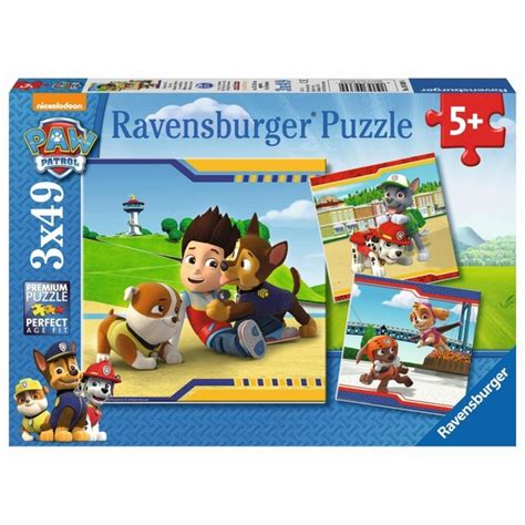 Ravensburger Puzzle Paw Patrol Helden Mit Fell 3x49 Teile Smyths Toys