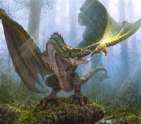 Wyvern Dragon Pictures Fantasy Creatures Dragon Artwork