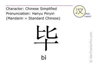 Berpengalaman menterjemah dan menyemak tesis phd/sjna muda &. English translation of 毕 ( bi / bì ) - to finish in Chinese