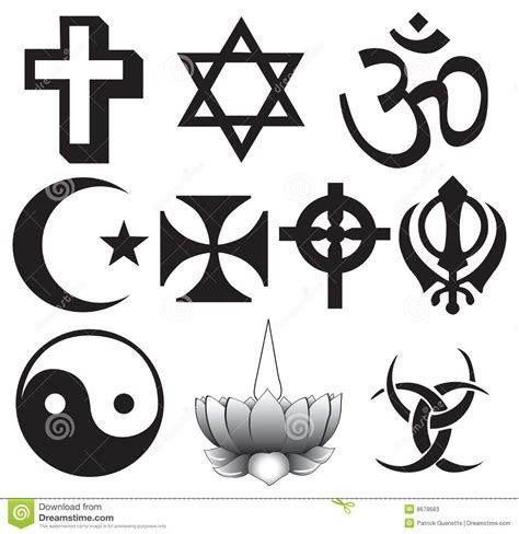 Check spelling or type a new query. Different Religions Symbols Stock Illustration ...