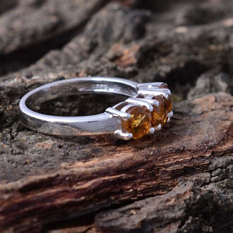 New Statement Citrine Ring For Women Crystal Jewelry Crystal Etsy