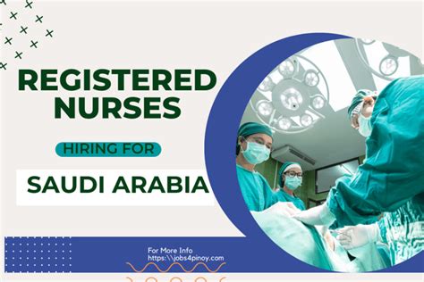Nurses Opportunities To Work In Saudi Arabia